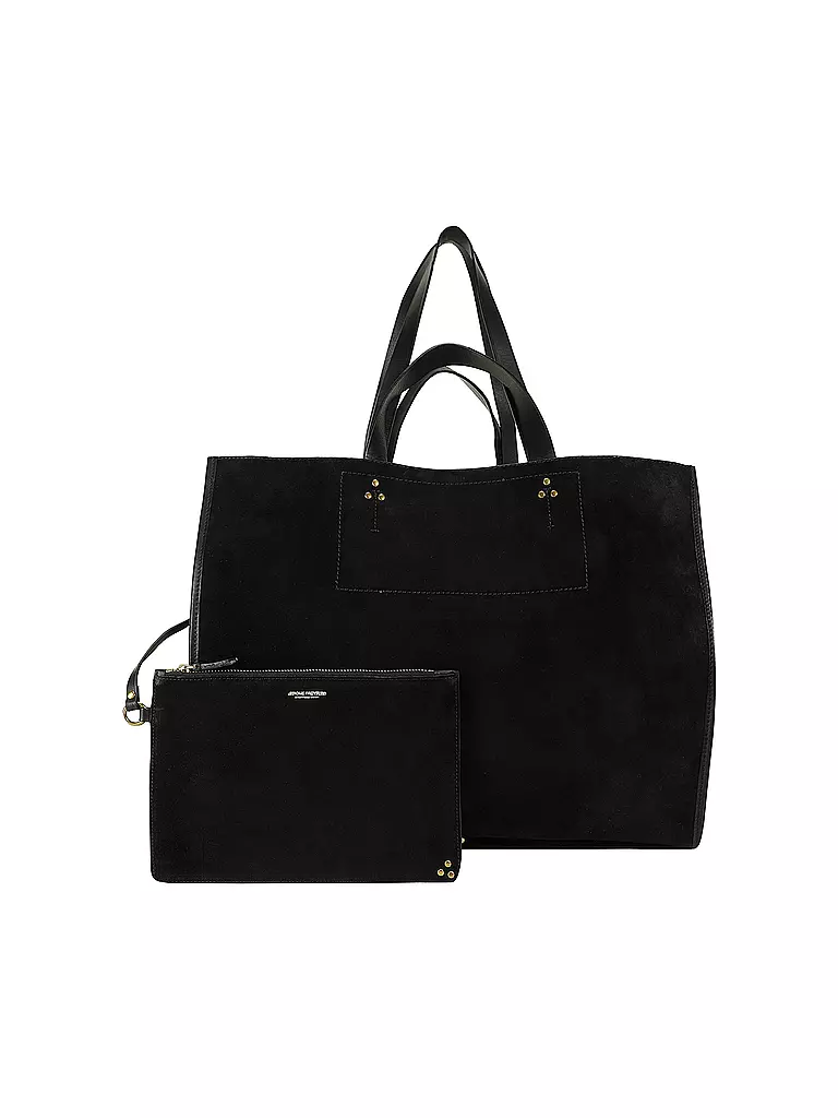 JEROME DREYFUSS | Ledertasche - Shopper LEON L | schwarz