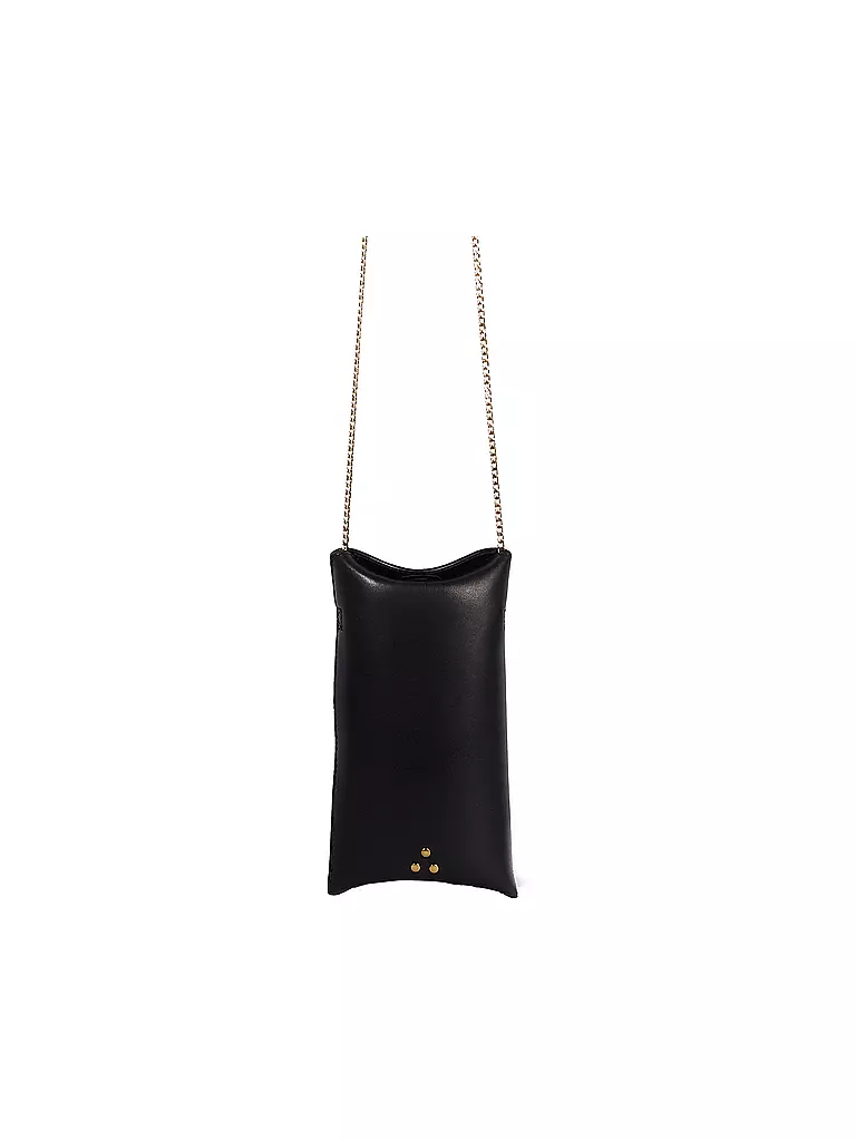 JEROME DREYFUSS | Ledertasche - Smartphone Case Handy Louis | schwarz