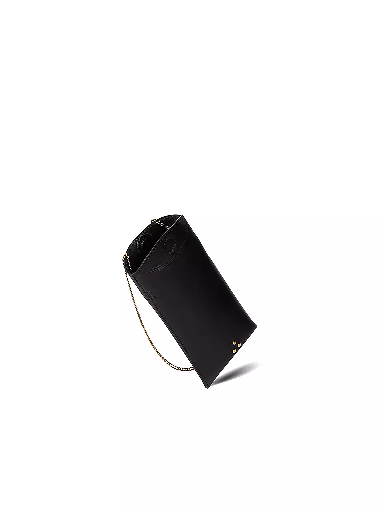JEROME DREYFUSS | Ledertasche - Smartphone Case Handy Louis | schwarz
