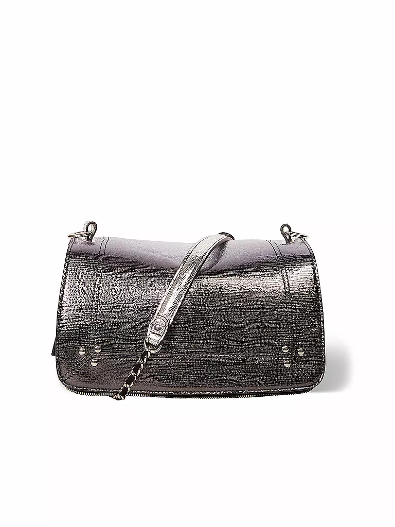 JEROME DREYFUSS | Ledertasche - Umhängetasche BOBI | silber