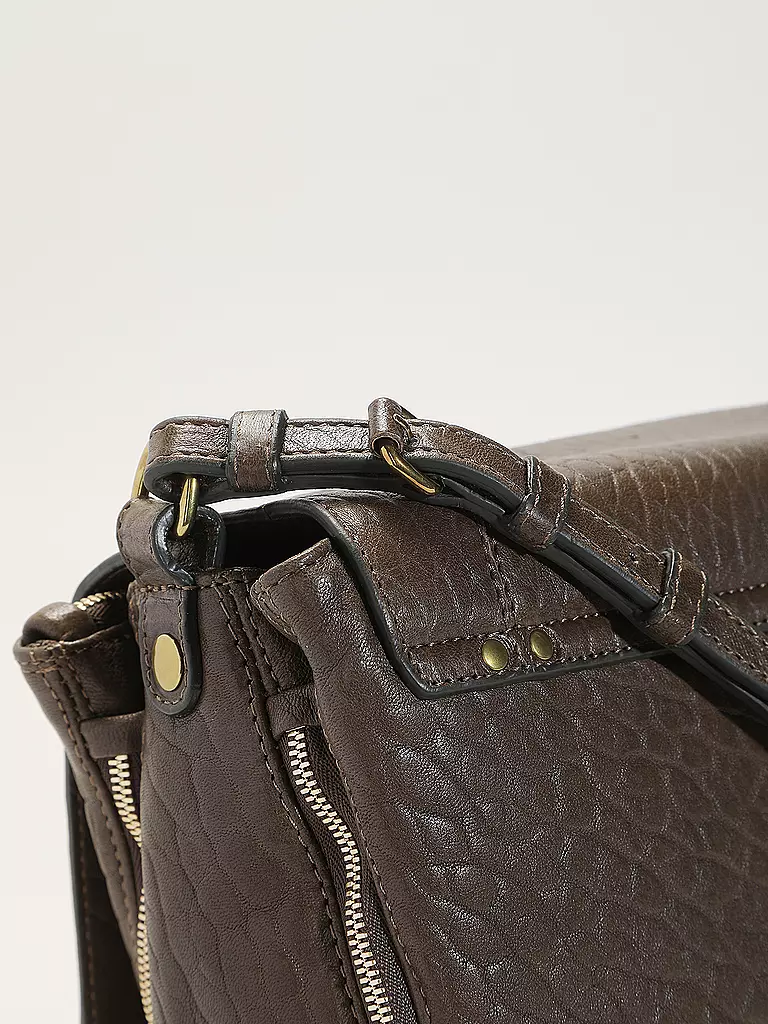 JEROME DREYFUSS | Ledertasche - Umhängetasche IGOR | olive