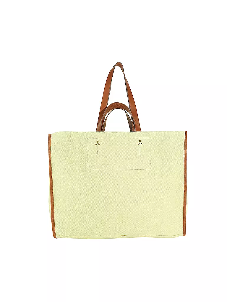 JEROME DREYFUSS | Leinentasche - Shopper LEON Large | gelb