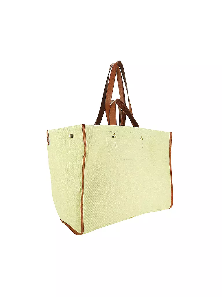 JEROME DREYFUSS | Leinentasche - Shopper LEON Large | gelb