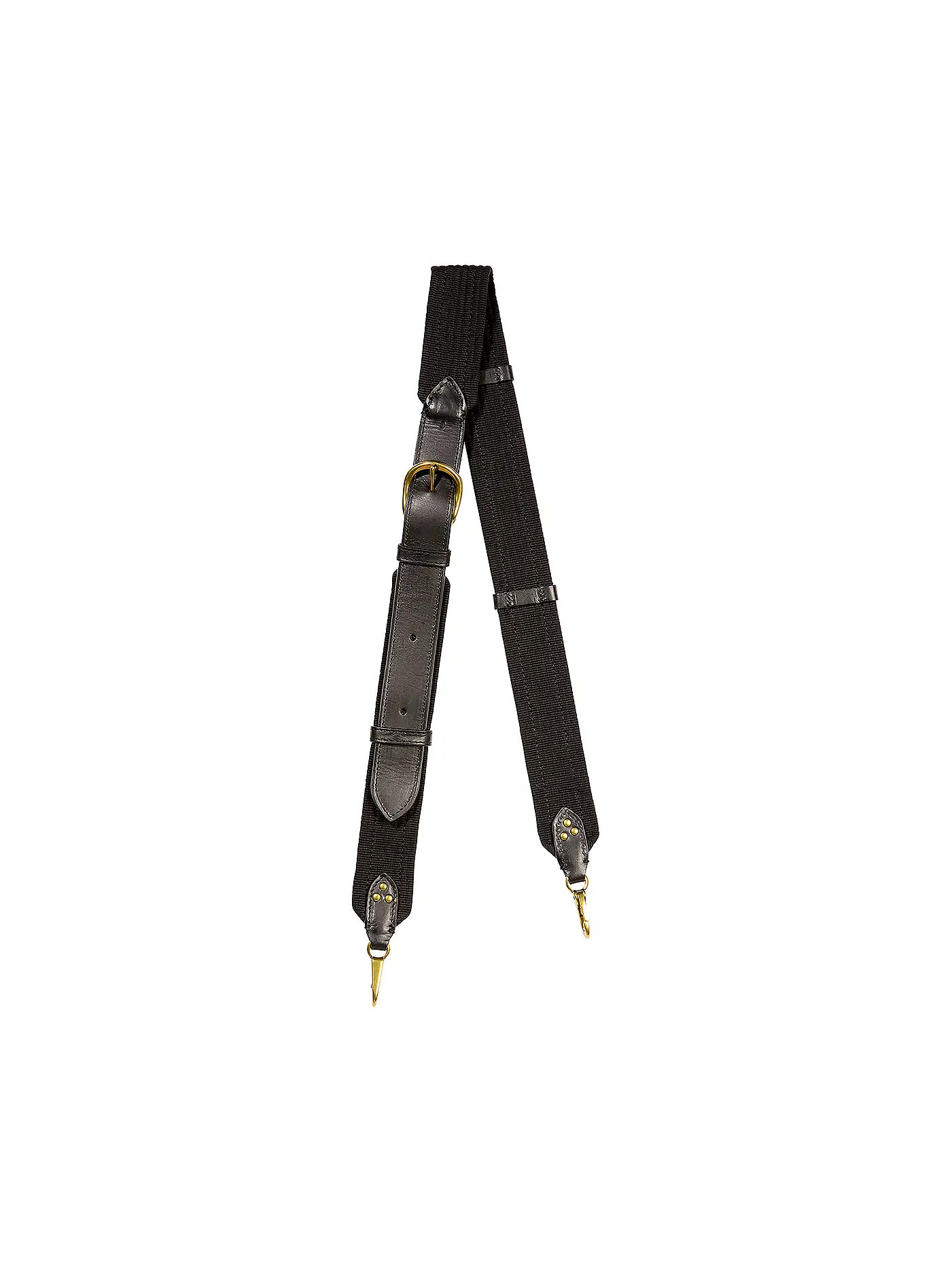 JEROME DREYFUSS | Schulterriemen BANDOULIERE SANGLE NOIR FINE | schwarz