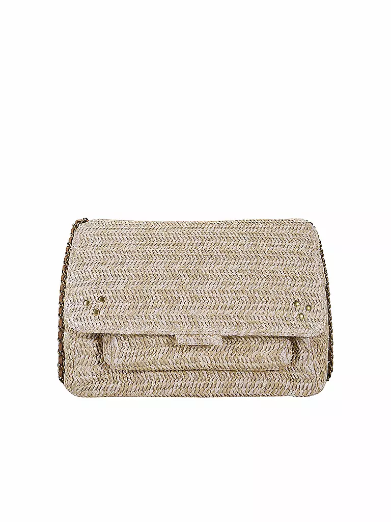 JEROME DREYFUSS | Tasche Mini Bag Lulu M Raphia  | beige