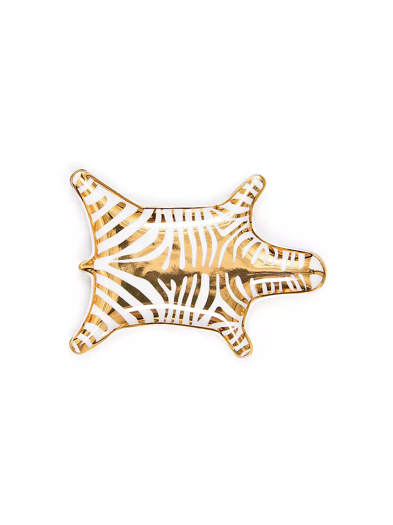 JONATHAN ADLER | Schale ZEBRA 15x11cm Gold | gold