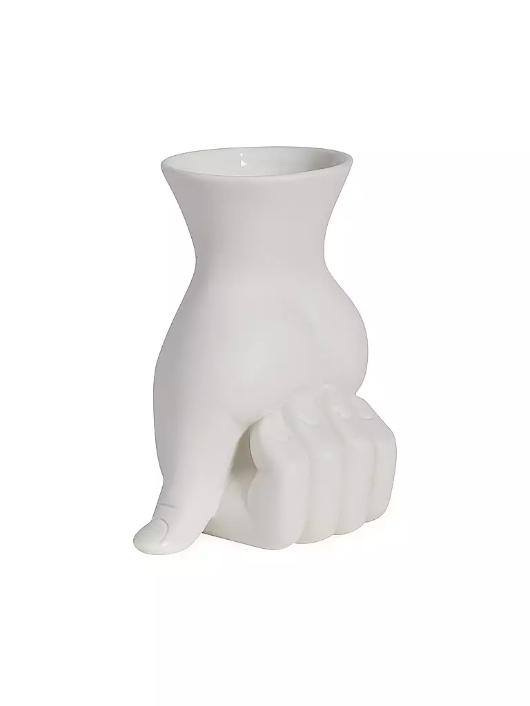 JONATHAN ADLER | Vase MARCEL 12x15cm white | weiss