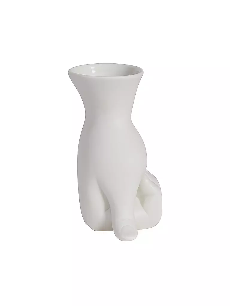 JONATHAN ADLER | Vase MARCEL 12x15cm white | weiss