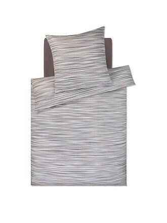 JOOP | Satin Bettwäsche VIVID 2x 70x90cm/200x200cm Stone
