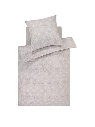 JOOP | Satin-Bettwäsche CORNFLOWER CHARM 70x90 / 140x200cm Stone