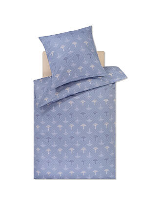 JOOP | Satin-Bettwäsche CORNFLOWER CHARM 70x90 / 140x220cm Ocean