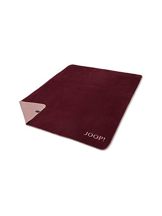 JOOP | Wohndecke - Plaid 150x200cm Uni Doubleface Rouge-Nude