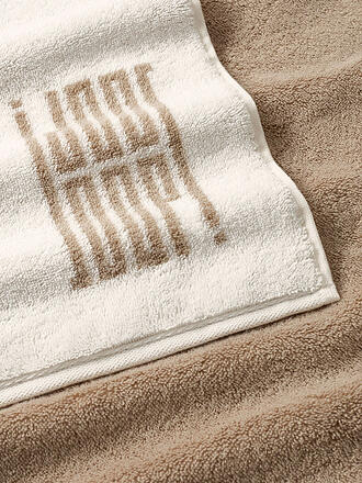 JOOP | Gästetuch 30x50cm BARS DOUBLEFACE Creme