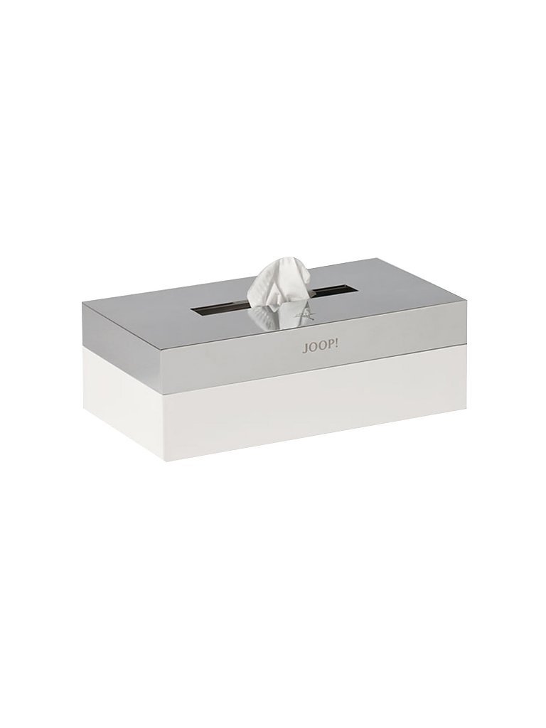 Kleenexbox Chromeline 23x12cm silber baby