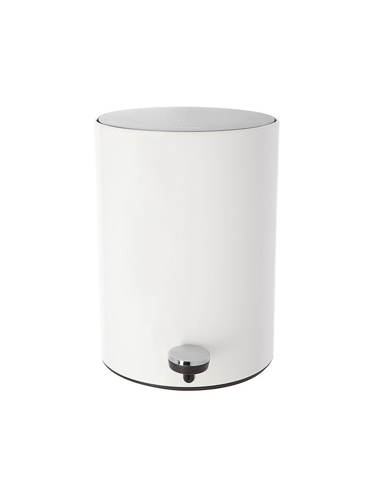 Bad-Pedaleimer Chromeline 32cm weiss baby