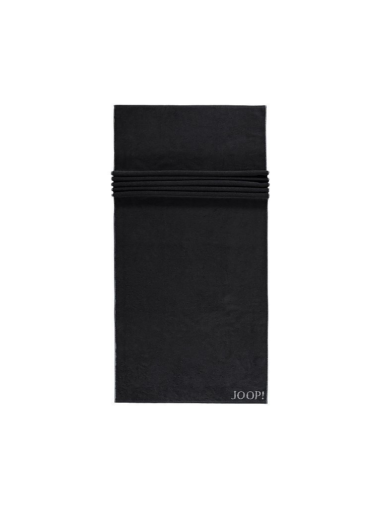JOOP Saunatuch Doubleface  80x200cm Schwarz schwarz
