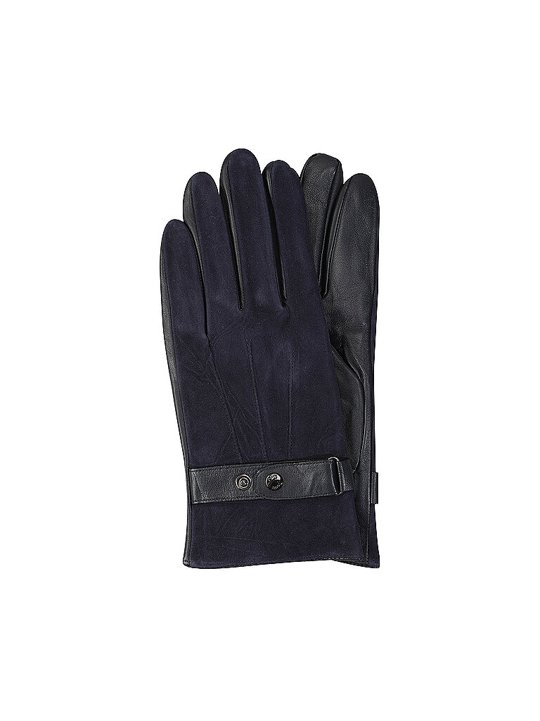 JOOP Lederhandschuhe dunkelblau | L
