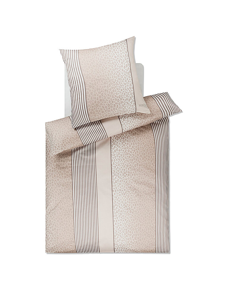 JOOP Satin Bettwäsche LEO 70x90cm / 140x200cm Sand beige