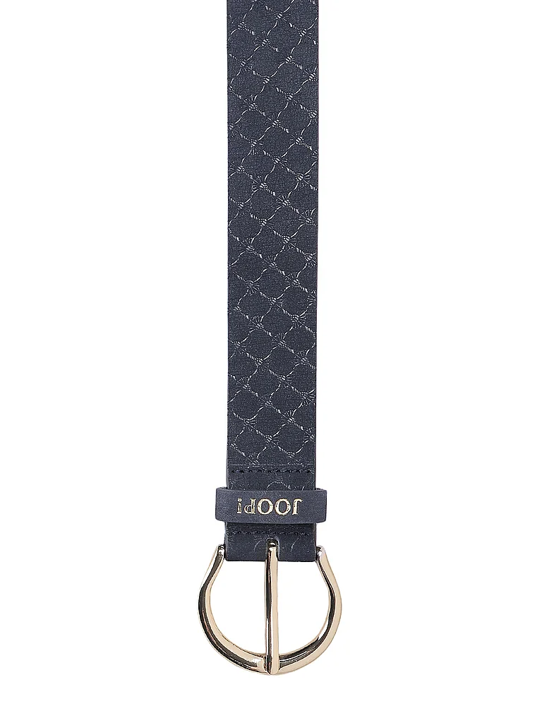 JOOP Ceinture en cuir bleu marine | 100