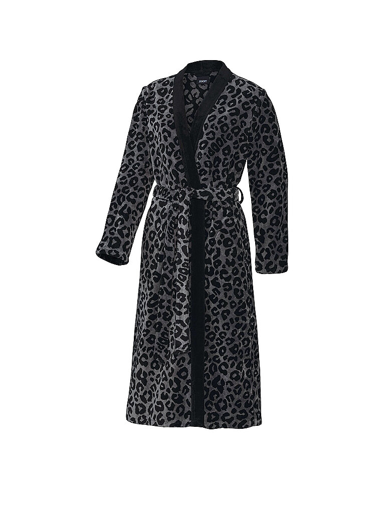 Damen Bademantel Leo Graphit grau 40-42 damen