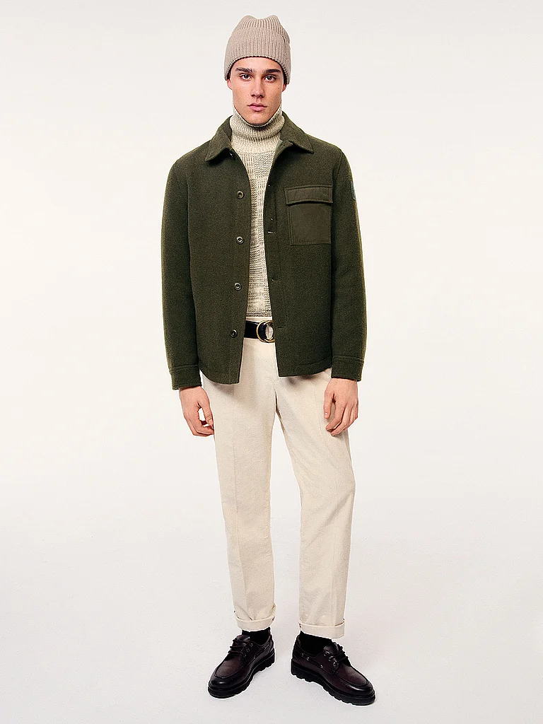 JOOP! Wolljacke olive   58 herren 2
