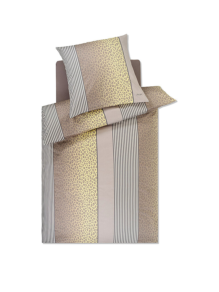 JOOP Satin Bettwäsche LEO 70x90cm / 140x220cm Vanilla creme