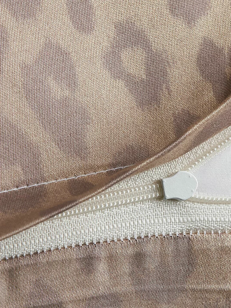 JOOP Parure de lit en satin LEO 70x90cm / 140x220cm Vanille crème
