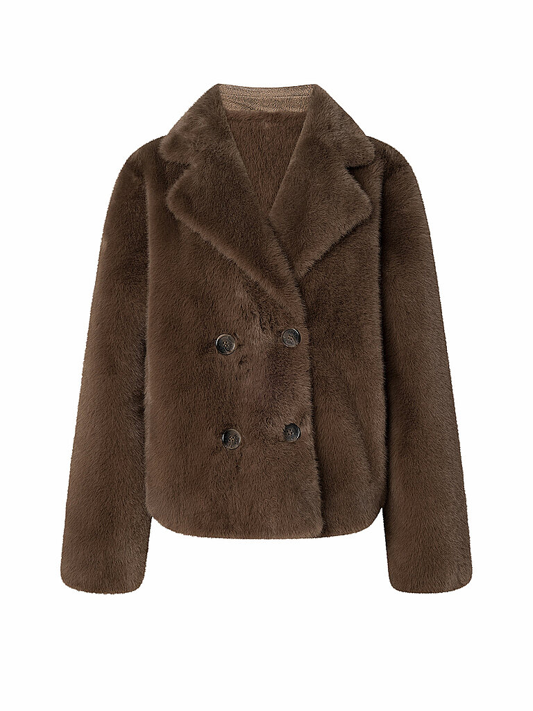 Wendejacke in Felloptik ORSINA braun 40 damen