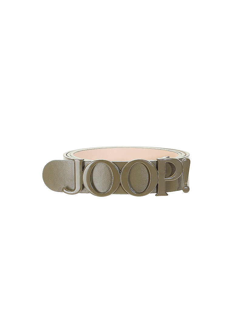 JOOP! Ledergürtel olive   80 damen