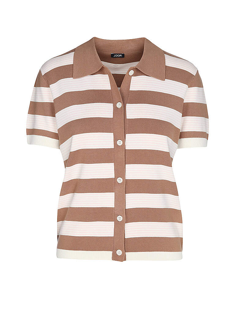 Poloshirt KASHA camel 36 damen