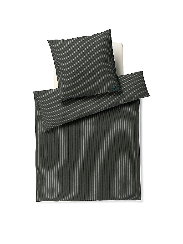 JOOP Flanell Bettwäsche 70x90cm/140x200cm SOFT STRIPES hellgrün