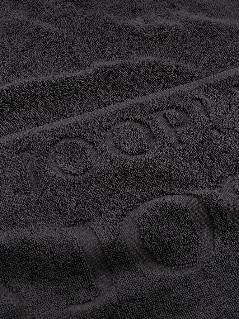 JOOP Drap de douche 80x150cm STUDIO REPEAT Basalt noir
