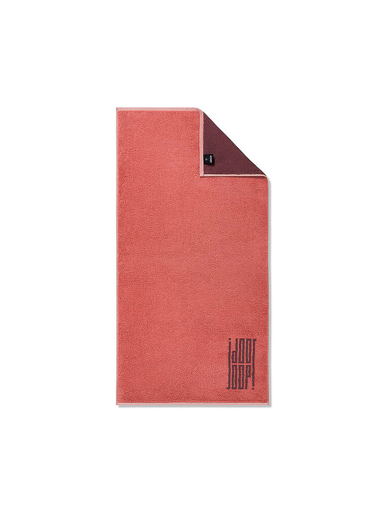 Handtuch 50x100cm BARS DOUBLEFACE Siena rot baby