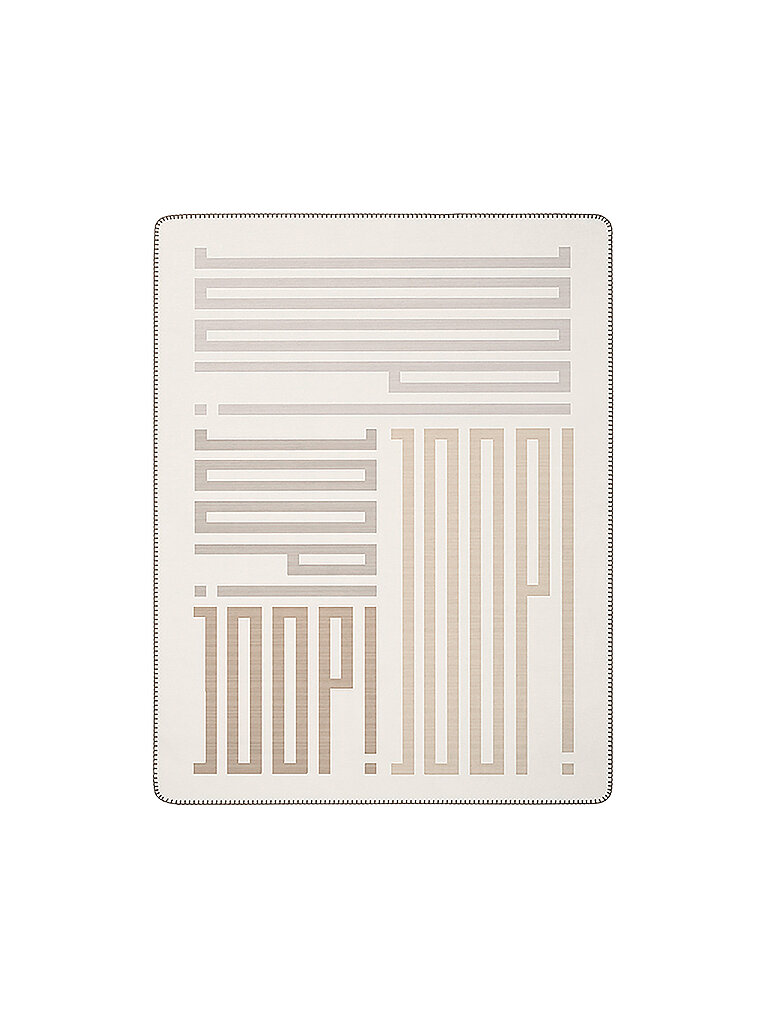 JOOP Wohndecke 150x200cm JOOP! BARS Natur  beige