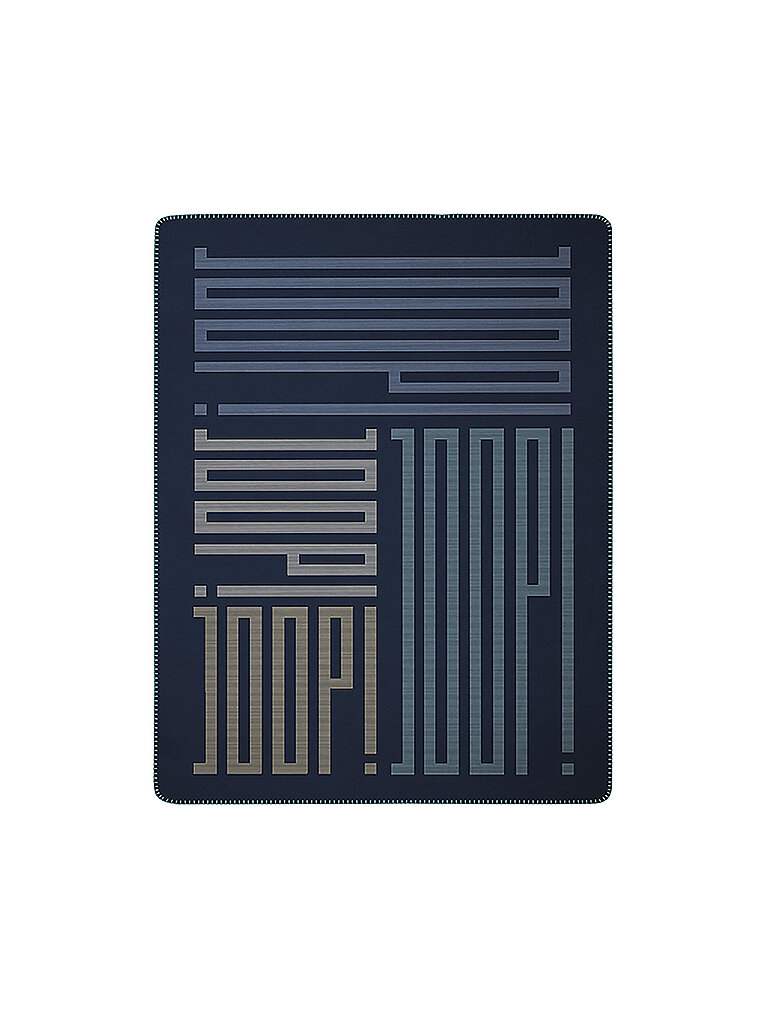 Wohndecke 150x200cm BARS Navy dunkelblau baby