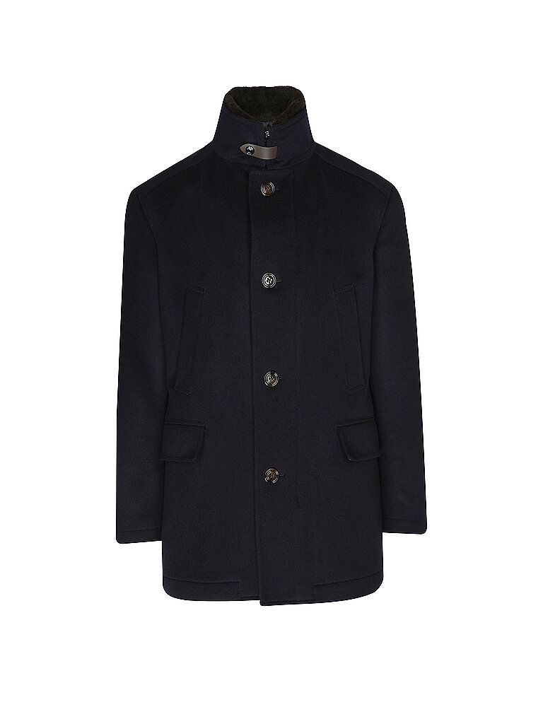 JOOP Wollmantel  INLAY GARY dunkelblau | 46