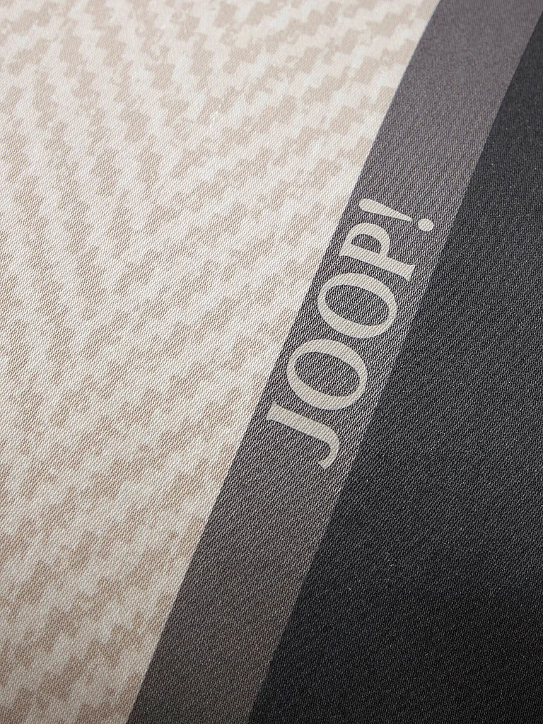 JOOP Ropa de cama de satén HERRINGBONE STRIPES 70x90cm/140x220cm Negro negro