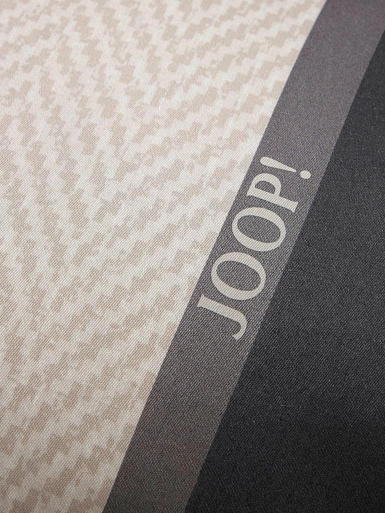JOOP Parure de lit en satin HERRINBONE STRIPES 2x70x90cm/200x200cm Noir noir