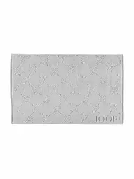JOOP | Badematte "Cornflower Uni 50x80cm Platin | silber
