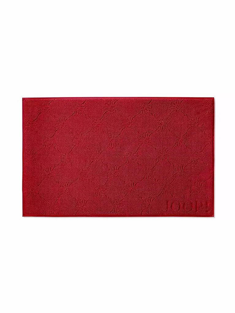 JOOP | Badematte "Cornflower Uni" 50x80cm (Granat) | rot