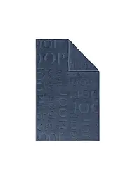 JOOP | Badematte 50x80cm STUDIO REPEAT Weiss | dunkelblau