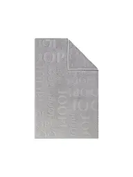 JOOP | Badematte 50x80cm STUDIO REPEAT Weiss | hellgrau