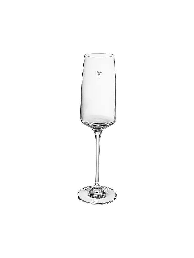 JOOP | Champagnerglas 2er Set 0,25l Single Cornflower | transparent