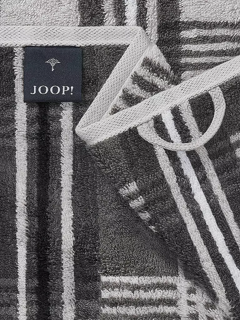 JOOP | Duschtuch Checks Checked 80x150cm Platin | silber