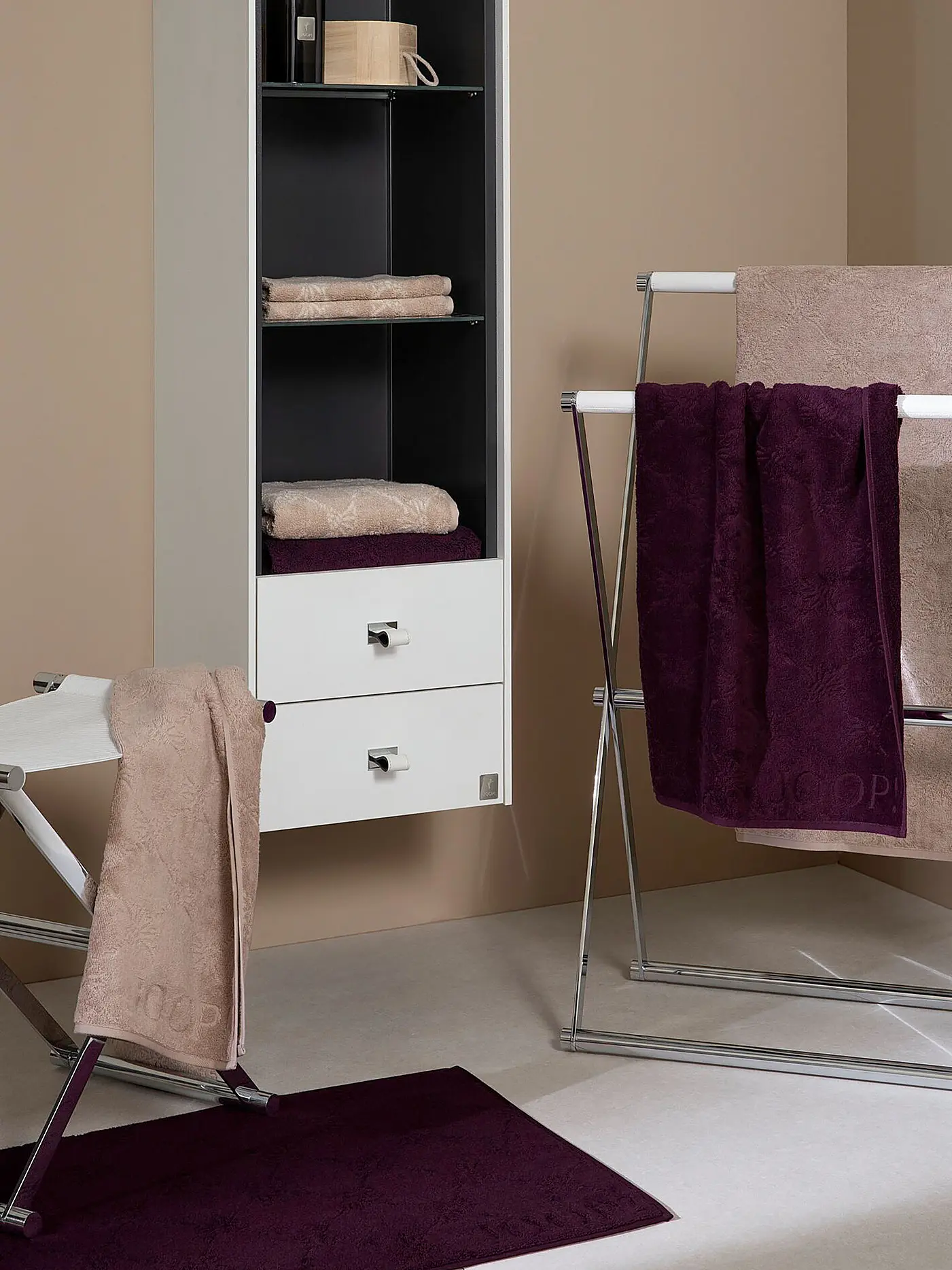 JOOP | Duschtuch CORNFLOWER 80x150cm Sand | camel