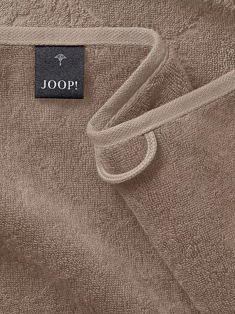 JOOP | Duschtuch CORNFLOWER 80x150cm Sand | silber