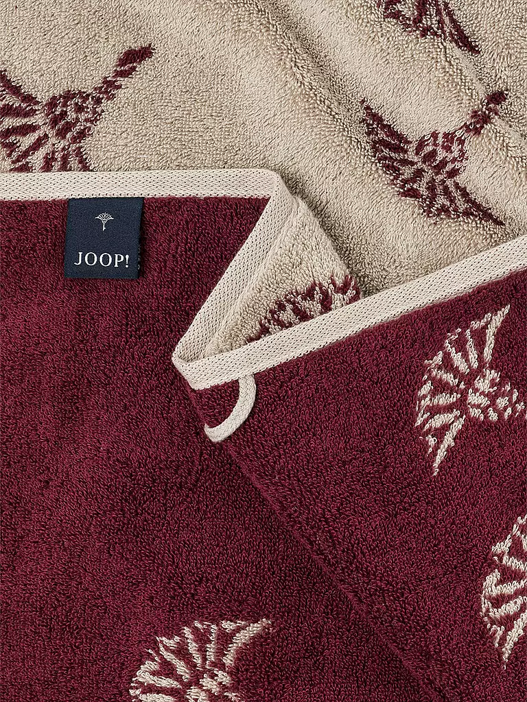 JOOP | Duschtuch SELECT FADED CORNFLOWER  80x150cm Rouge | dunkelrot