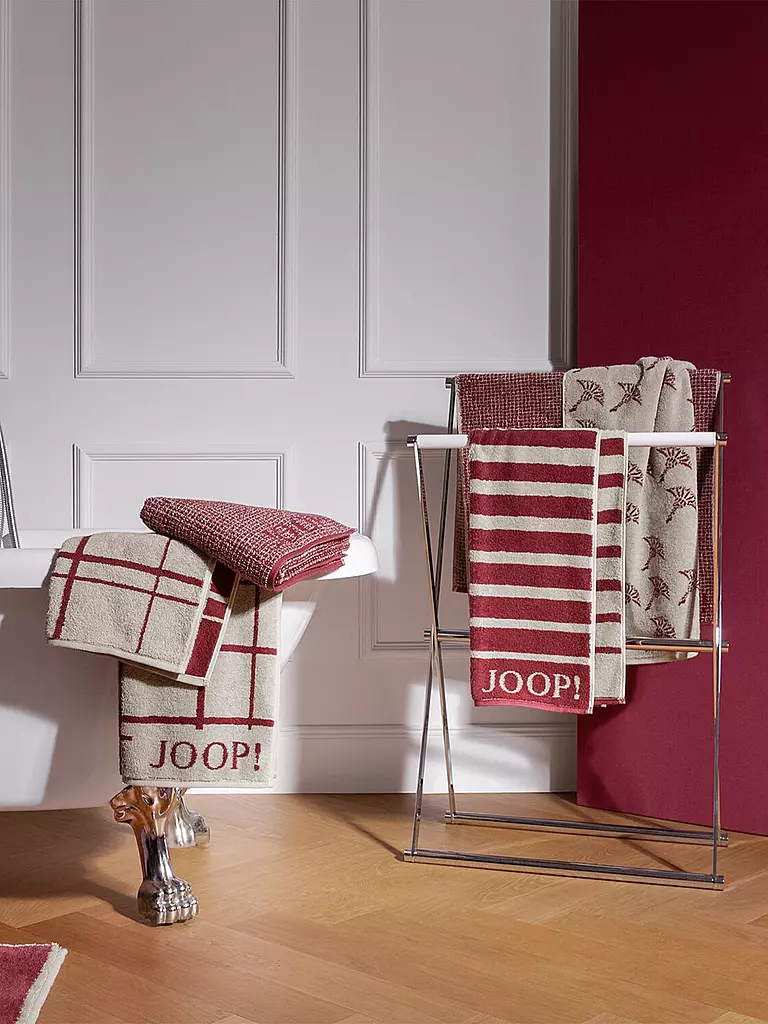 JOOP | Duschtuch SELECT SHADE 80x150cm Rouge | dunkelrot