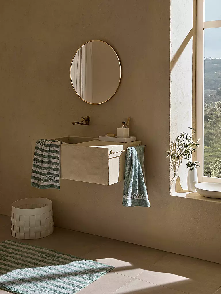 JOOP | Duschtuch SPLIT DOUBLEFACE 80x150cm Pinie | dunkelblau