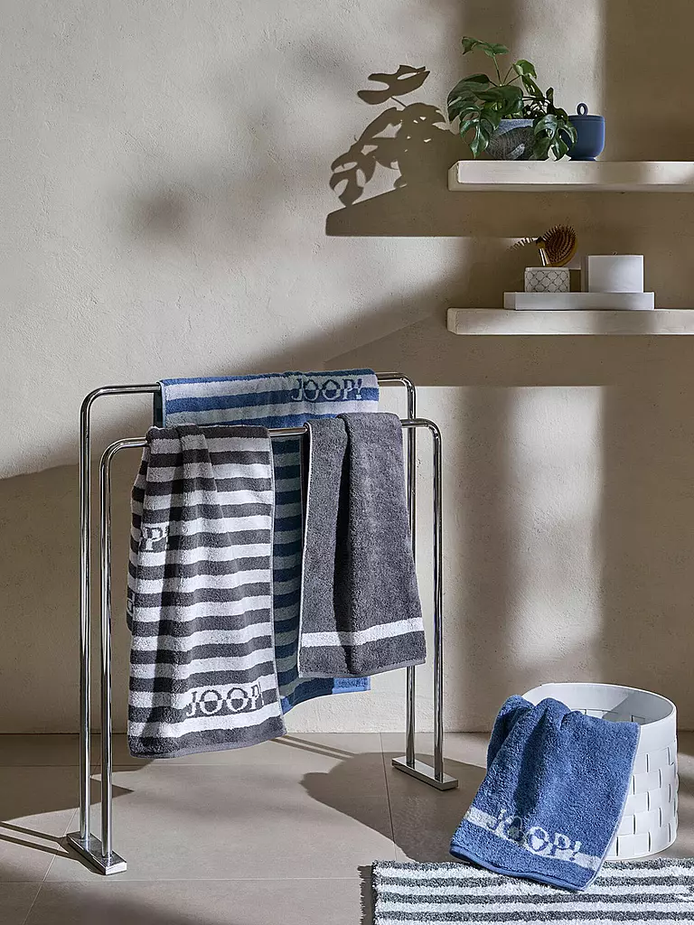 JOOP | Duschtuch SPLIT STRIPES 80x150cm Ocean | hellgrün